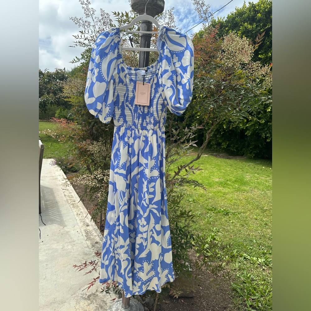 BNWT La Ligne Periwinkle & Blue Lola Dress (L)